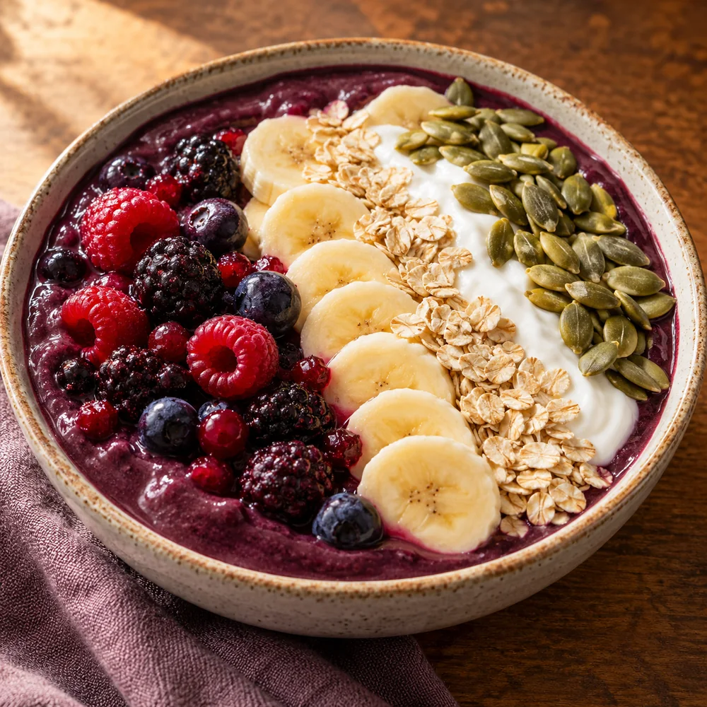 Açaí Bowl Günü · Kabak Çekirdekli Açaí Öğün Bowl
