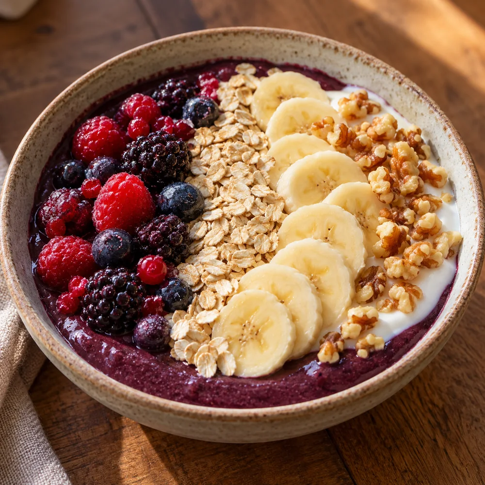 Açaí Bowl Günü · Orman Meyveli Açaí Öğün Bowl