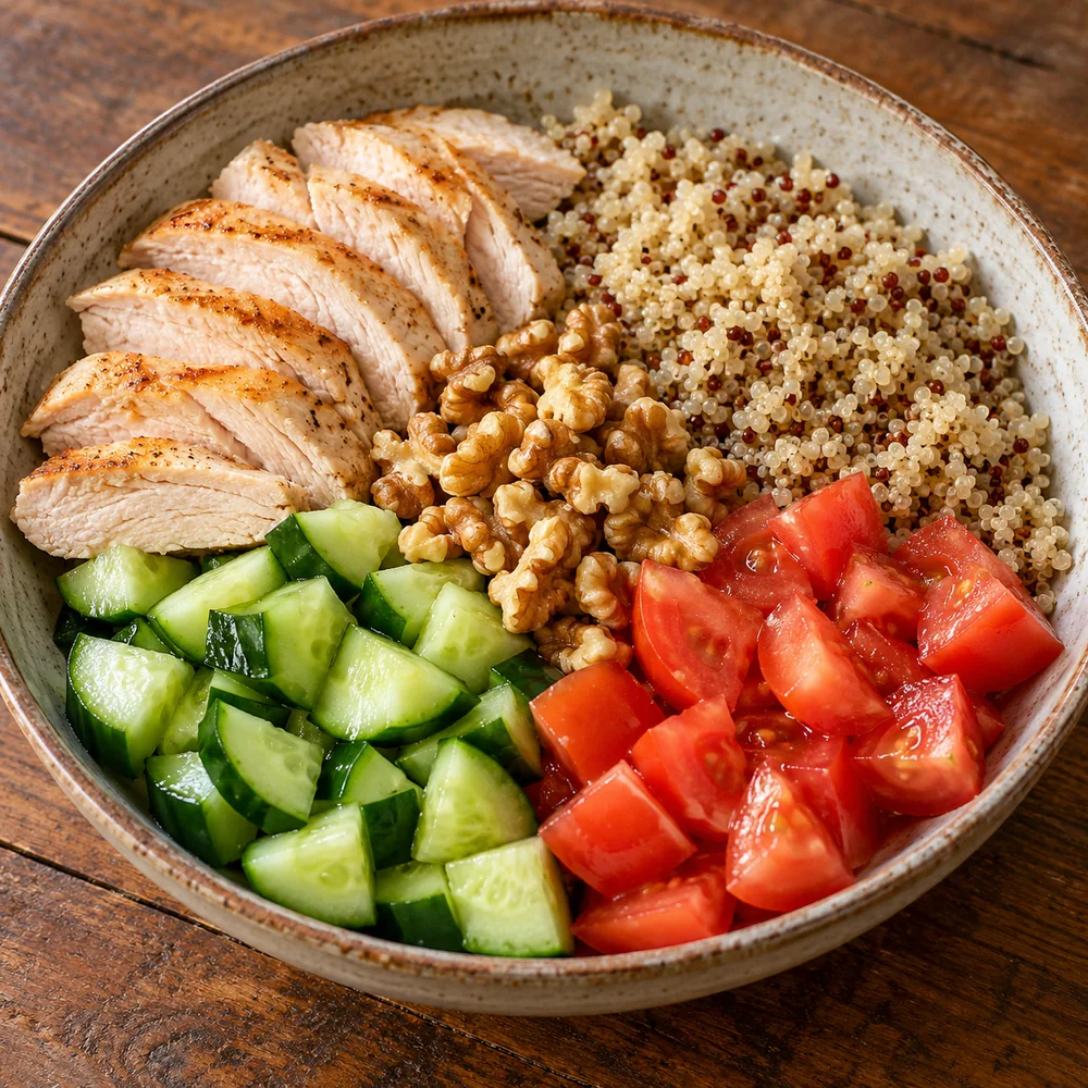 Hindi & Kahvaltılık Kinoa Cevizli Bowl