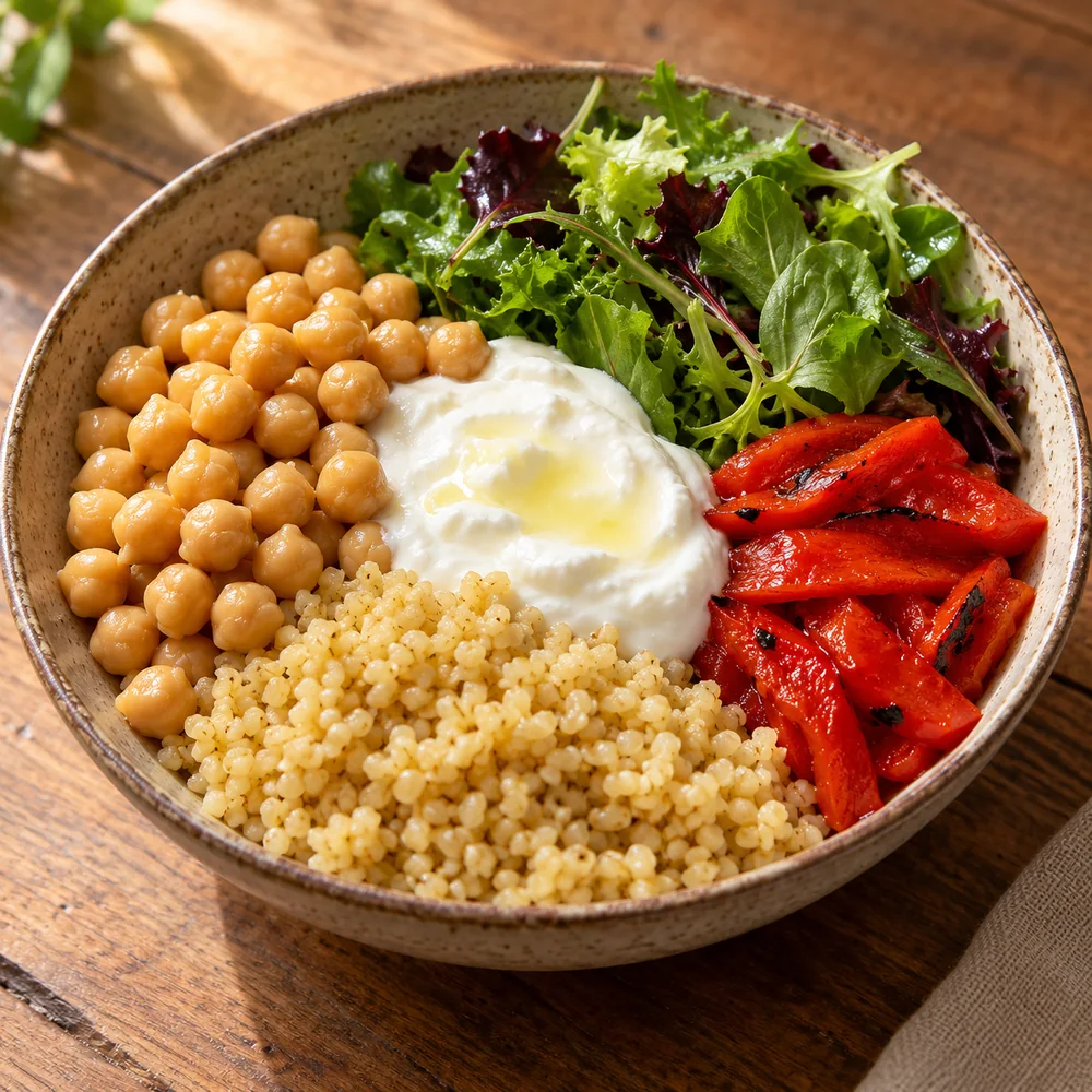 Nohut & Bulgur Yoğurtlu Bowl