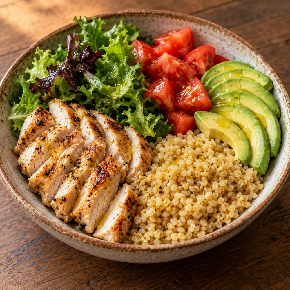 Tavuk & Bulgur Avokadolu Bowl