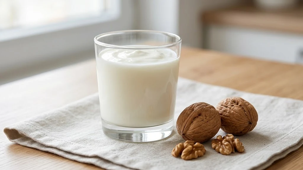 Kefir ve ceviz (180 g + 10 g)