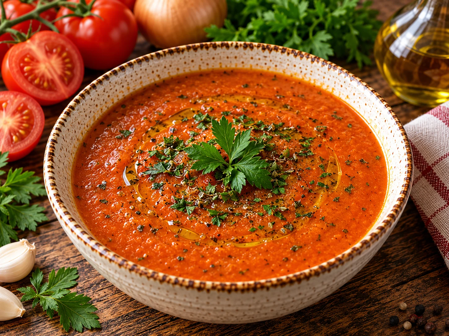 Vegan Domates Çorbası