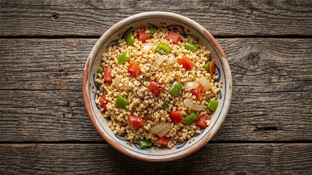 Zeytinyağlı bulgur pilavı